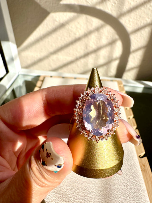 Lavender Amethyst Ring