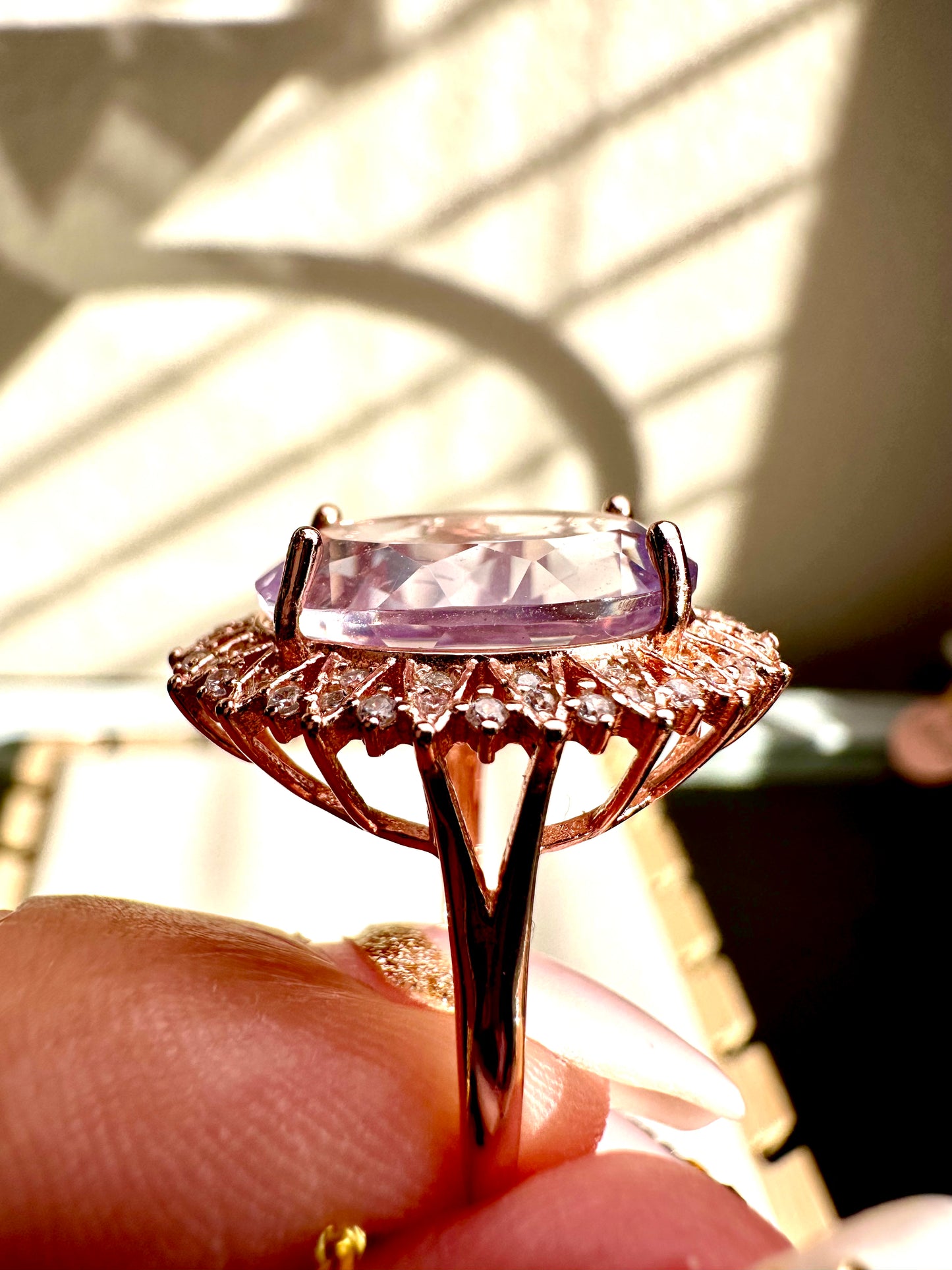 Lavender Amethyst Ring