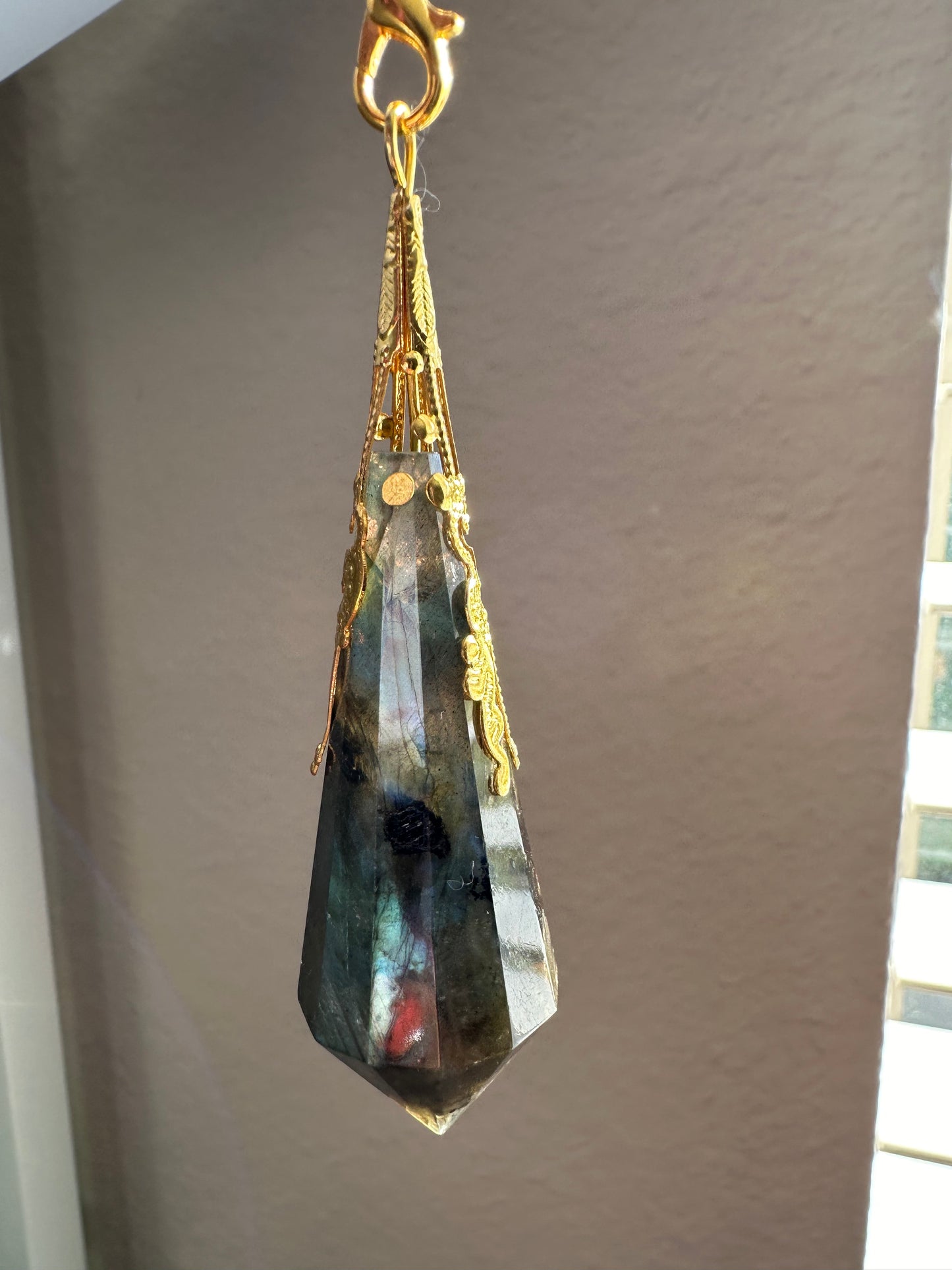 Labradorite Pendulum