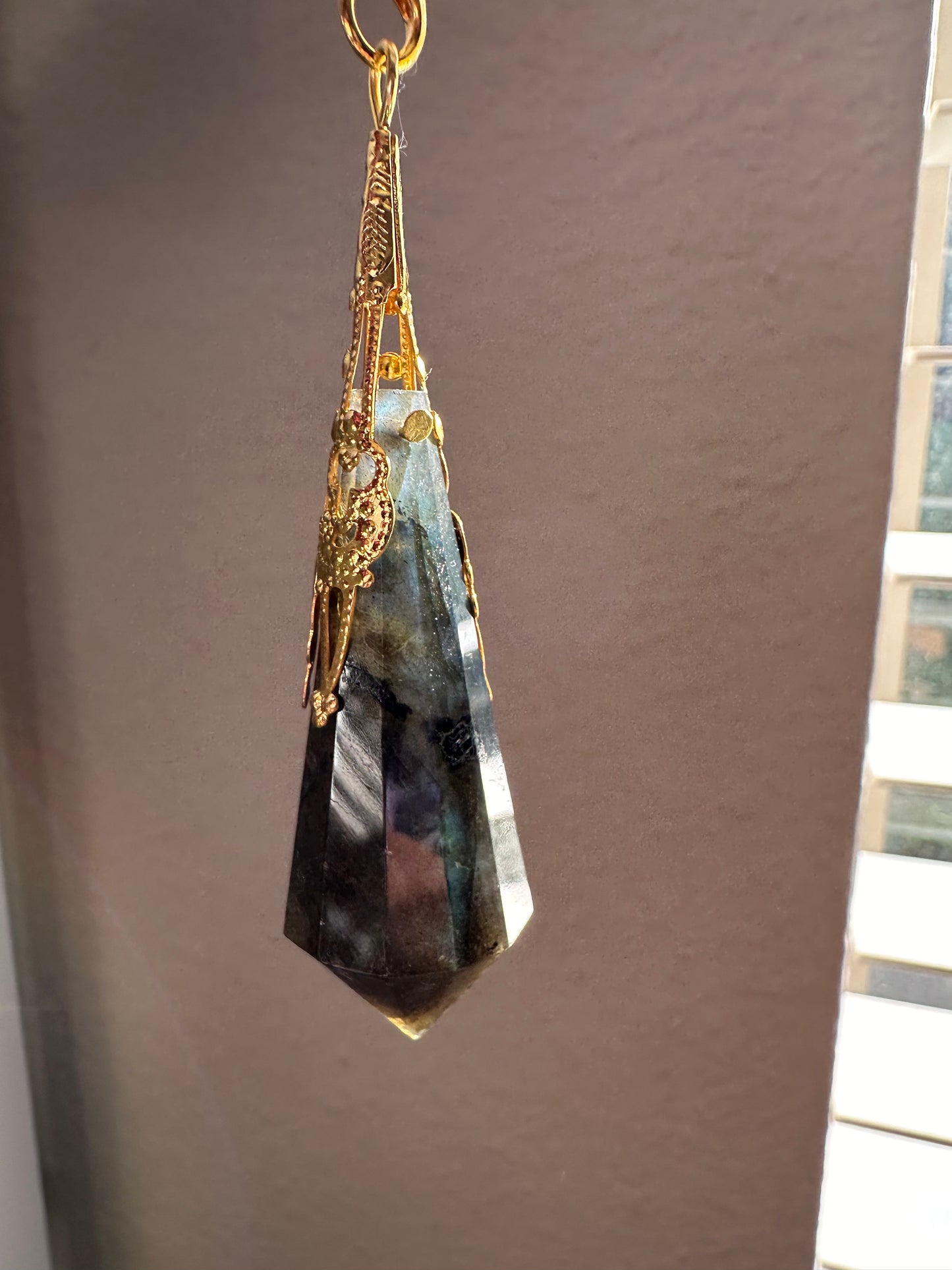 Labradorite Pendulum